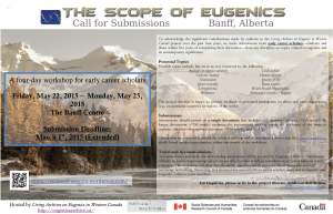 Scope of Eugenics Poster with Mountains